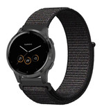 Strap-it® Garmin Vivoactive 4s Armband Nylon - 40mm - Schwarz