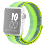 Strap-it® Apple Watch Nylon Loop Armband (Grün / Gelb) Strap-it® Apple Watch Nylon Loop Armband (Grün / Gelb)