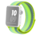 Strap-it Apple Watch Nylon Loop Armband (Grün / Gelb)