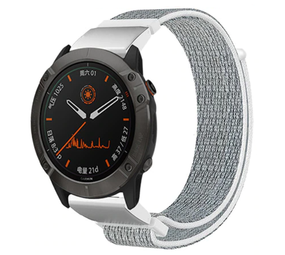 Strap-it® Garmin Fenix 5 (Plus) / 6 (Pro) Armband Nylon (Muschel) Strap-it® Garmin Fenix 5 (Plus) / 6 (Pro) Armband Nylon (Muschel)