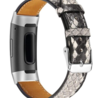 Strap-it® Strap-it Fitbit Charge 3 Armband Leder (Schlangenmuster) Strap-it® Strap-it Fitbit Charge 3 Armband Leder (Schlangenmuster)