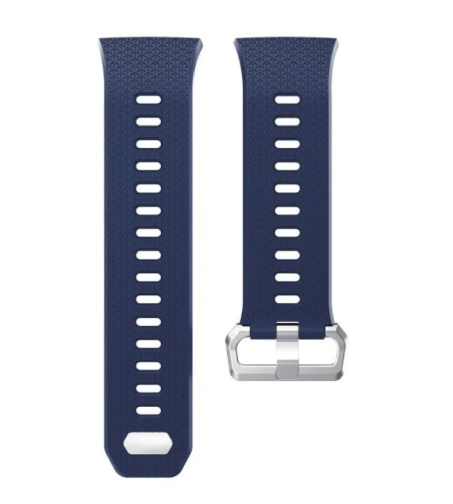 Strap-it® Strap-it Fitbit Ionic Silikon Armband (Dunkelblau) Strap-it® Strap-it Fitbit Ionic Silikon Armband (Dunkelblau)