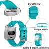 Strap-it® Strap-it Fitbit Versa / Versa 2 Armband Silikon (Türkis) Strap-it® Strap-it Fitbit Versa / Versa 2 Armband Silikon (Türkis)