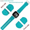 Strap-it® Strap-it Fitbit Versa / Versa 2 Armband Silikon (Türkis) Strap-it® Strap-it Fitbit Versa / Versa 2 Armband Silikon (Türkis)