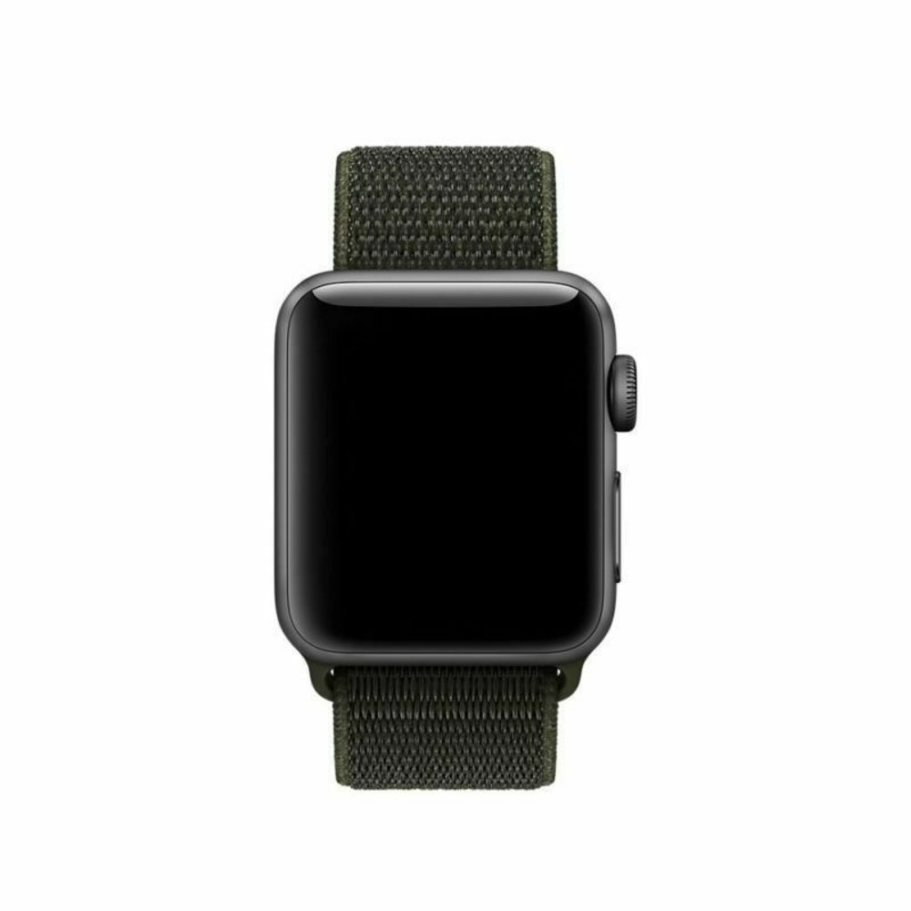 Strap-it® Strap-it Apple Watch Nylon Loop Armband (Dunkelgrün) Strap-it® Strap-it Apple Watch Nylon Loop Armband (Dunkelgrün)