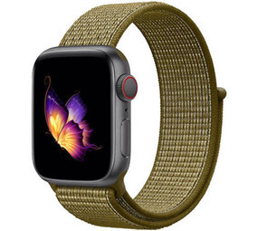 Strap-it® Apple Watch Nylon Loop Armband (Oliv) Strap-it® Apple Watch Nylon Loop Armband (Oliv)