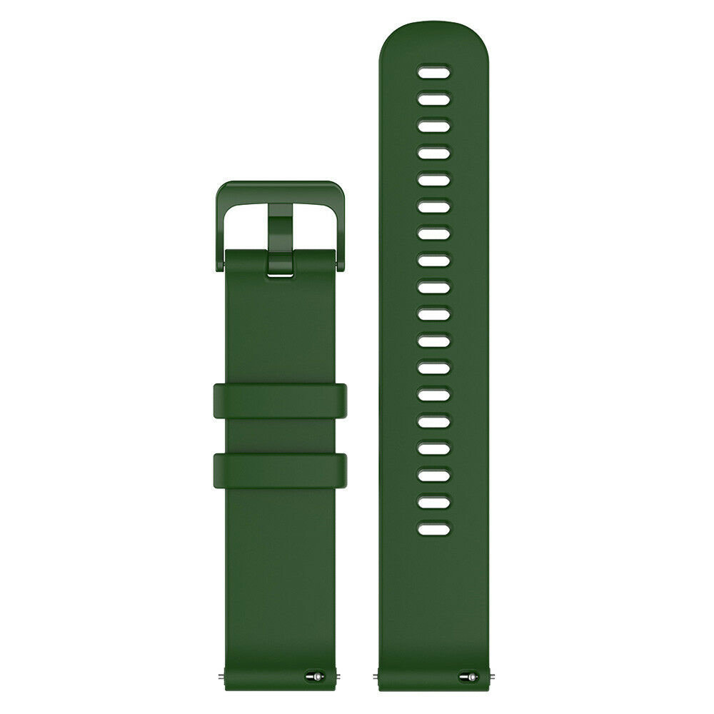 Strap-it® Strap-it Garmin Venu 2s Armband Silikon - 40mm - Armeegrün