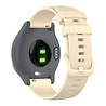 Strap-it® Strap-it Garmin Venu 2s Armband Silikon - 40mm - Beige Strap-it® Strap-it Garmin Venu 2s Armband Silikon - 40mm - Beige