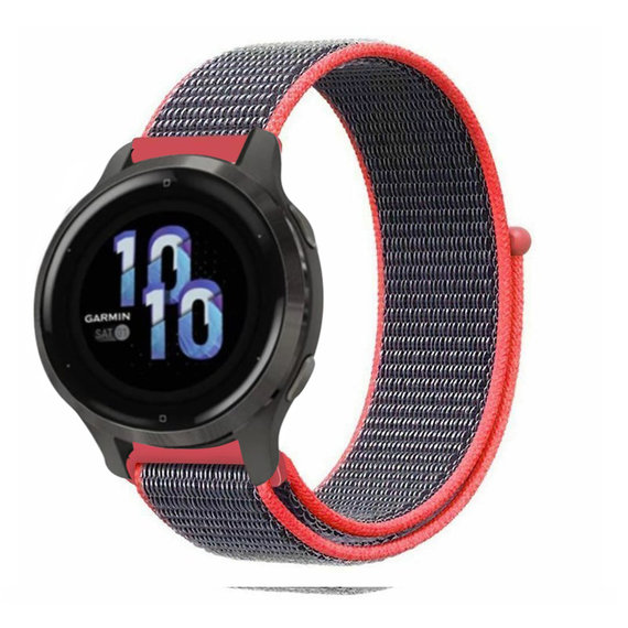 Garmin Venu 2s Armband Nylon - 40mm - Helles Pulver