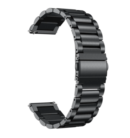 Strap-it® Strap-it Garmin Venu (SQ) Stahl Gliederarmband (Schwarz) Strap-it® Strap-it Garmin Venu (SQ) Stahl Gliederarmband (Schwarz)