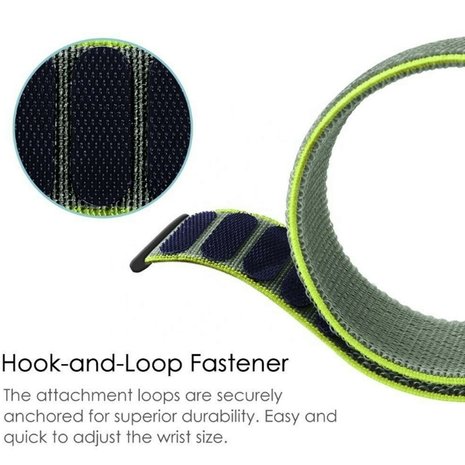 Strap-it® Strap-it Garmin Venu (SQ) Armband Nylon (Fluoreszierend) Strap-it® Strap-it Garmin Venu (SQ) Armband Nylon (Fluoreszierend)