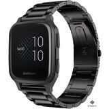 Strap-it® Garmin Venu (SQ) Gliederarmband (Schwarz) Strap-it® Garmin Venu (SQ) Gliederarmband (Schwarz)