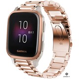Strap-it® Garmin Venu (SQ) Gliederarmband (Roségold) Strap-it® Garmin Venu (SQ) Gliederarmband (Roségold)
