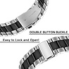 Strap-it® Strap-it Garmin Venu (SQ) Gliederarmband (Silber / Schwarz) Strap-it® Strap-it Garmin Venu (SQ) Gliederarmband (Silber / Schwarz)