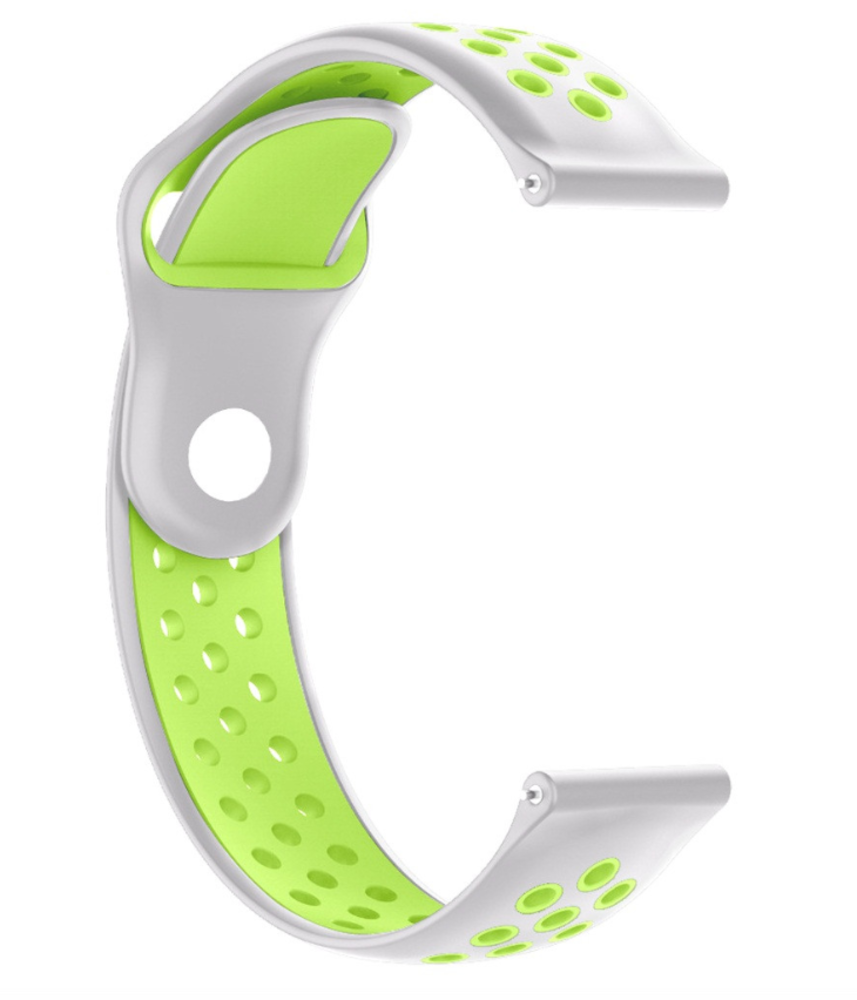 Strap-it® Strap-it Xiaomi Amazfit GTR Sportarmband (Grau / Gelb)