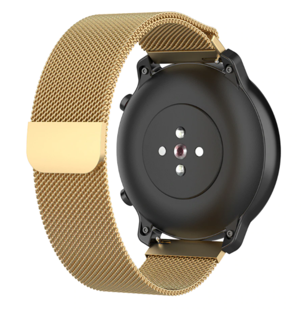 Strap-it® Strap-it Xiaomi Amazfit GTR Milanese Armband (Gold)