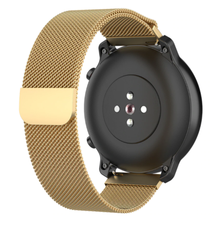 Strap-it® Strap-it Xiaomi Amazfit GTR Milanese Armband (Gold)