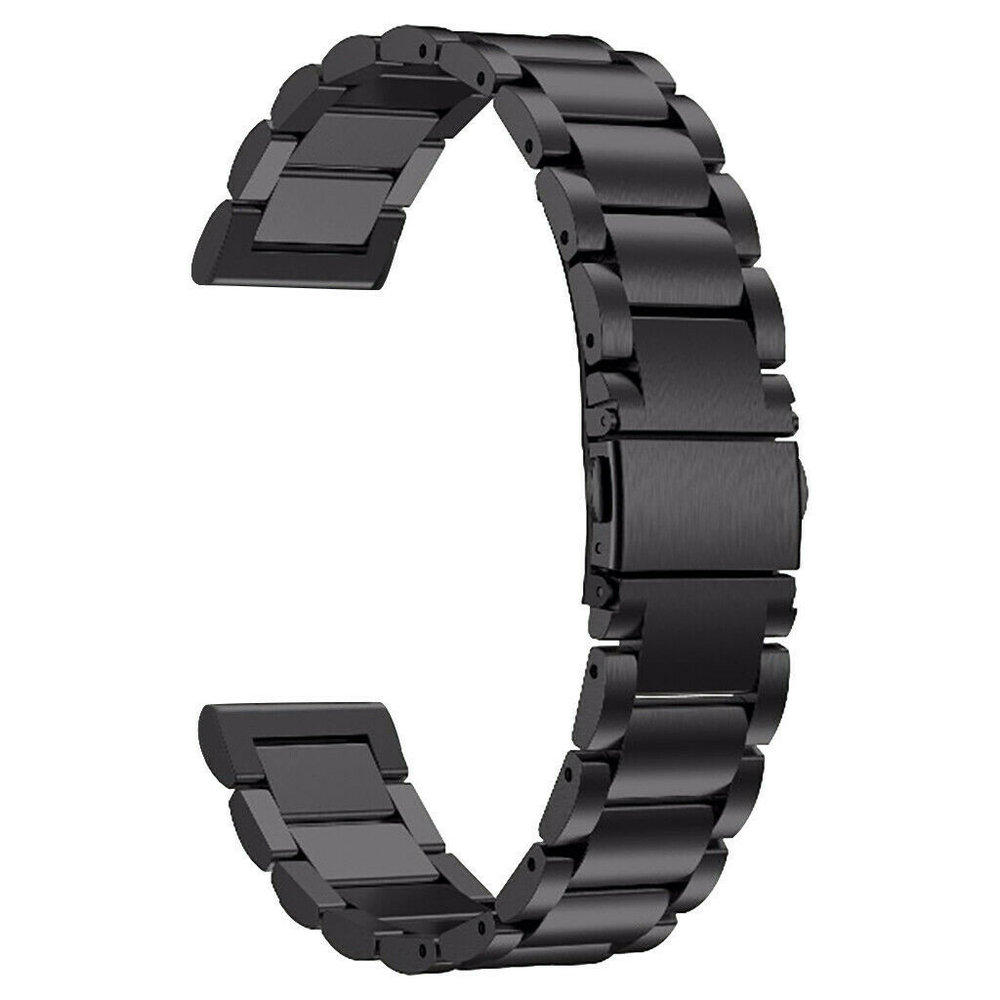 Strap-it® Strap-it Xiaomi Amazfit GTR Gliederarmband (Schwarz)