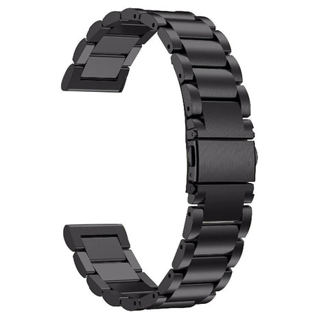 Strap-it® Strap-it Xiaomi Amazfit GTR Gliederarmband (Schwarz)