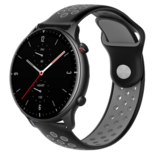 Strap-it® Xiaomi Amazfit GTR 2 Sportarmband (Schwarz / Grau)