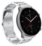 Strap-it® Strap-it Xiaomi Amazfit GTR 2 Gliederarmband (Silber)