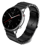 Strap-it® Strap-it Xiaomi Amazfit GTR 2 Armband Metall (Schwarz)