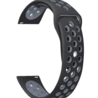 Strap-it® Strap-it Xiaomi Amazfit GTS Sportarmband (Schwarz / Grau) Strap-it® Strap-it Xiaomi Amazfit GTS Sportarmband (Schwarz / Grau)