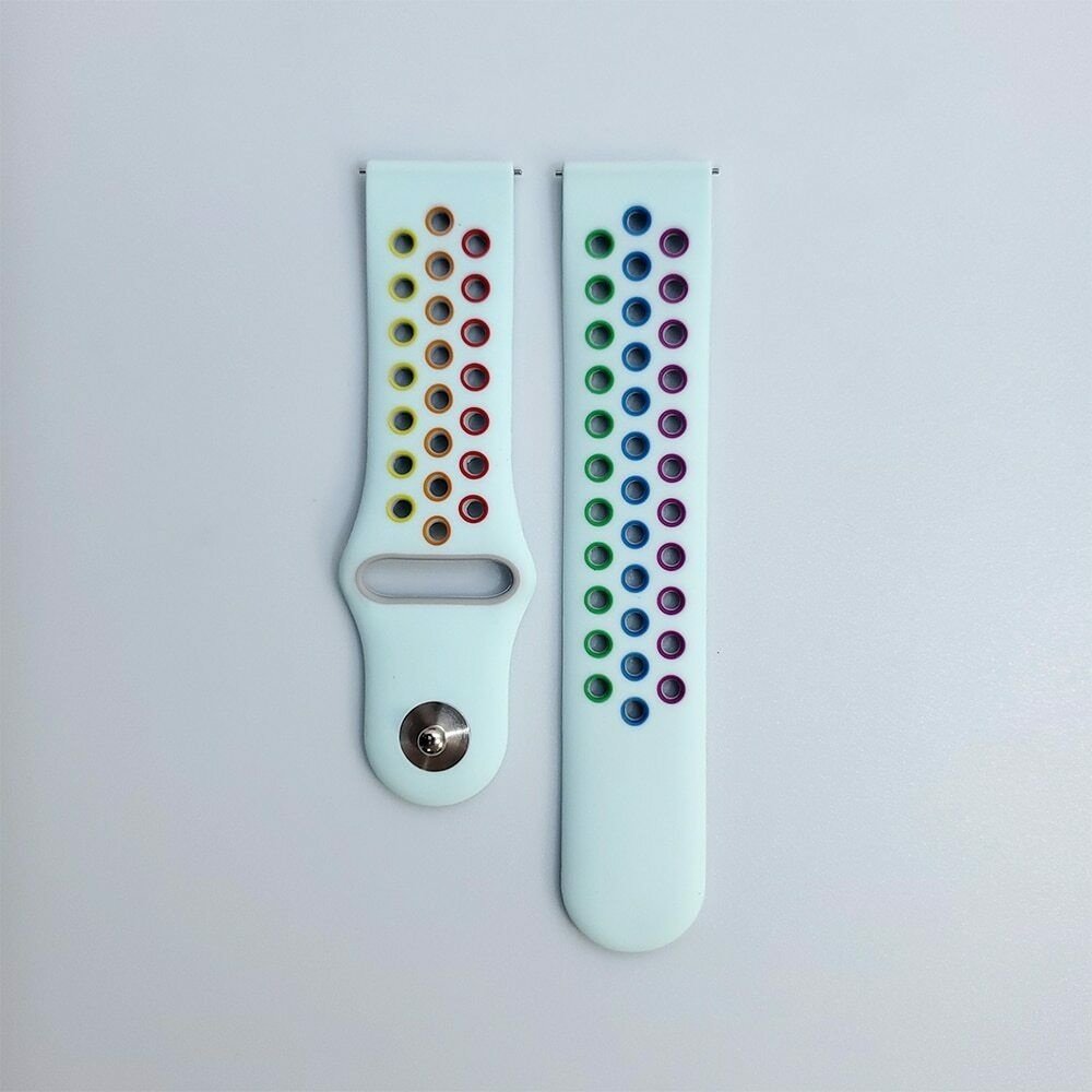 Strap-it® Strap-it Xiaomi Amazfit GTS Sportarmband (Bunt Hellblau)