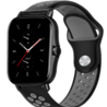 Strap-it® Strap-it Xiaomi Amazfit GTS 2 Sportarmband (Schwarz / Grau) Strap-it® Strap-it Xiaomi Amazfit GTS 2 Sportarmband (Schwarz / Grau)