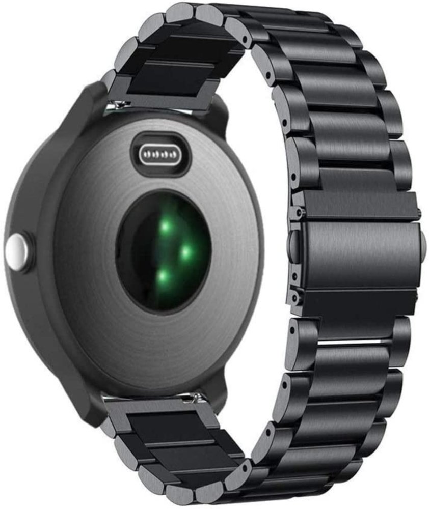 Strap-it® Strap-it Garmin Vivoactive 3 Gliederarmband (Schwarz) Strap-it® Strap-it Garmin Vivoactive 3 Gliederarmband (Schwarz)