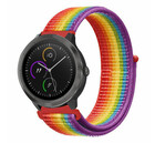 Strap-it® Strap-it Garmin Vivoactive 4 Armband Nylon - 45mm - Regenbogen