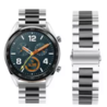 Strap-it® Strap-it Huawei Watch GT / GT 2 Gliederarmband (Silber / Schwarz) Strap-it® Strap-it Huawei Watch GT / GT 2 Gliederarmband (Silber / Schwarz)