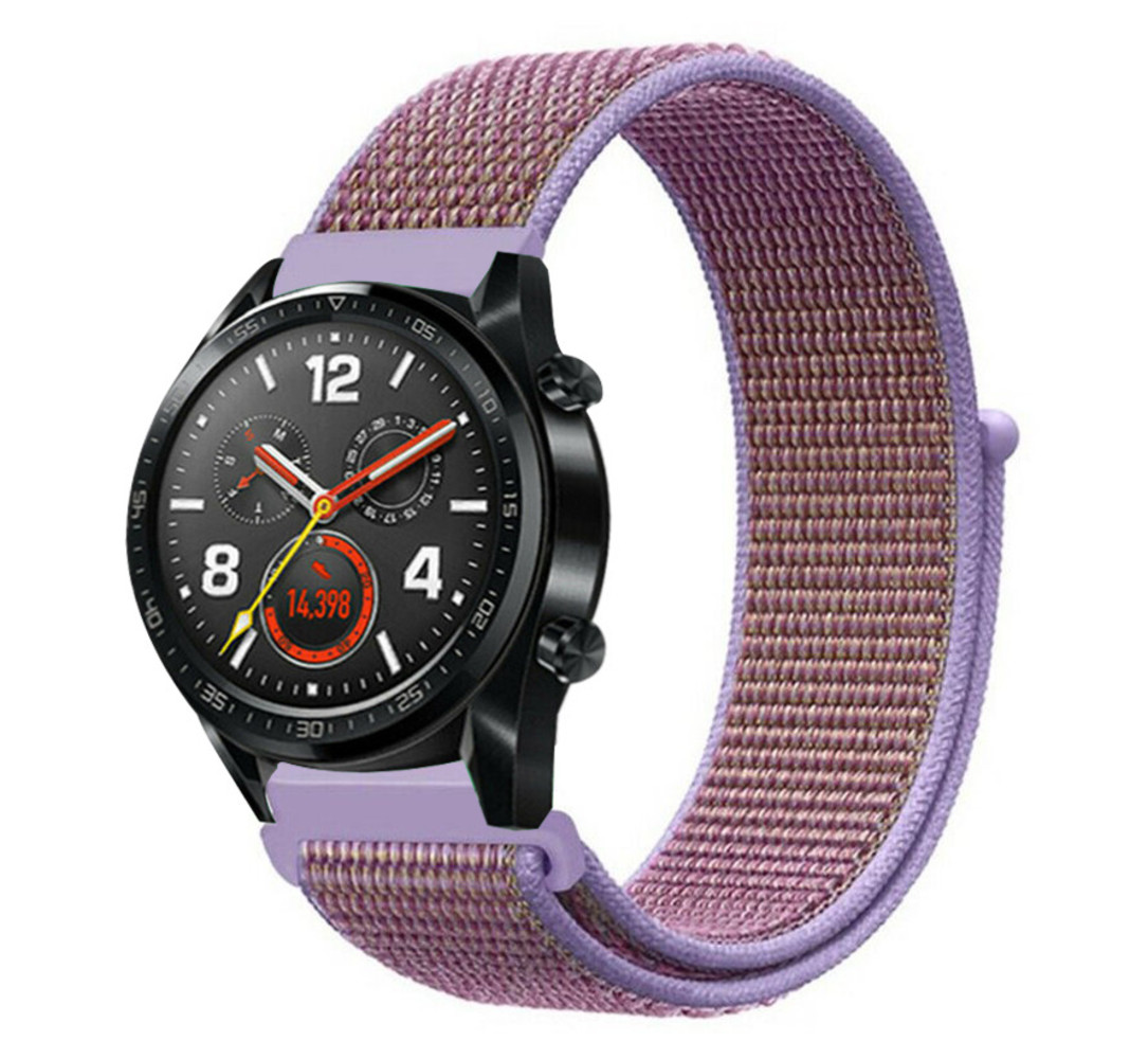 Strap-it® Strap-it Huawei Watch GT 2 Armband Nylon (Lila)