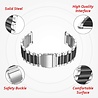 Strap-it® Strap-it Xiaomi Amazfit Bip Gliederarmband (Silber / Schwarz) Strap-it® Strap-it Xiaomi Amazfit Bip Gliederarmband (Silber / Schwarz)