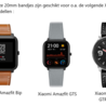Strap-it® Strap-it Xiaomi Amazfit Bip Nylon Schnallenarmband (Schwarz / Grau) Strap-it® Strap-it Xiaomi Amazfit Bip Nylon Schnallenarmband (Schwarz / Grau)