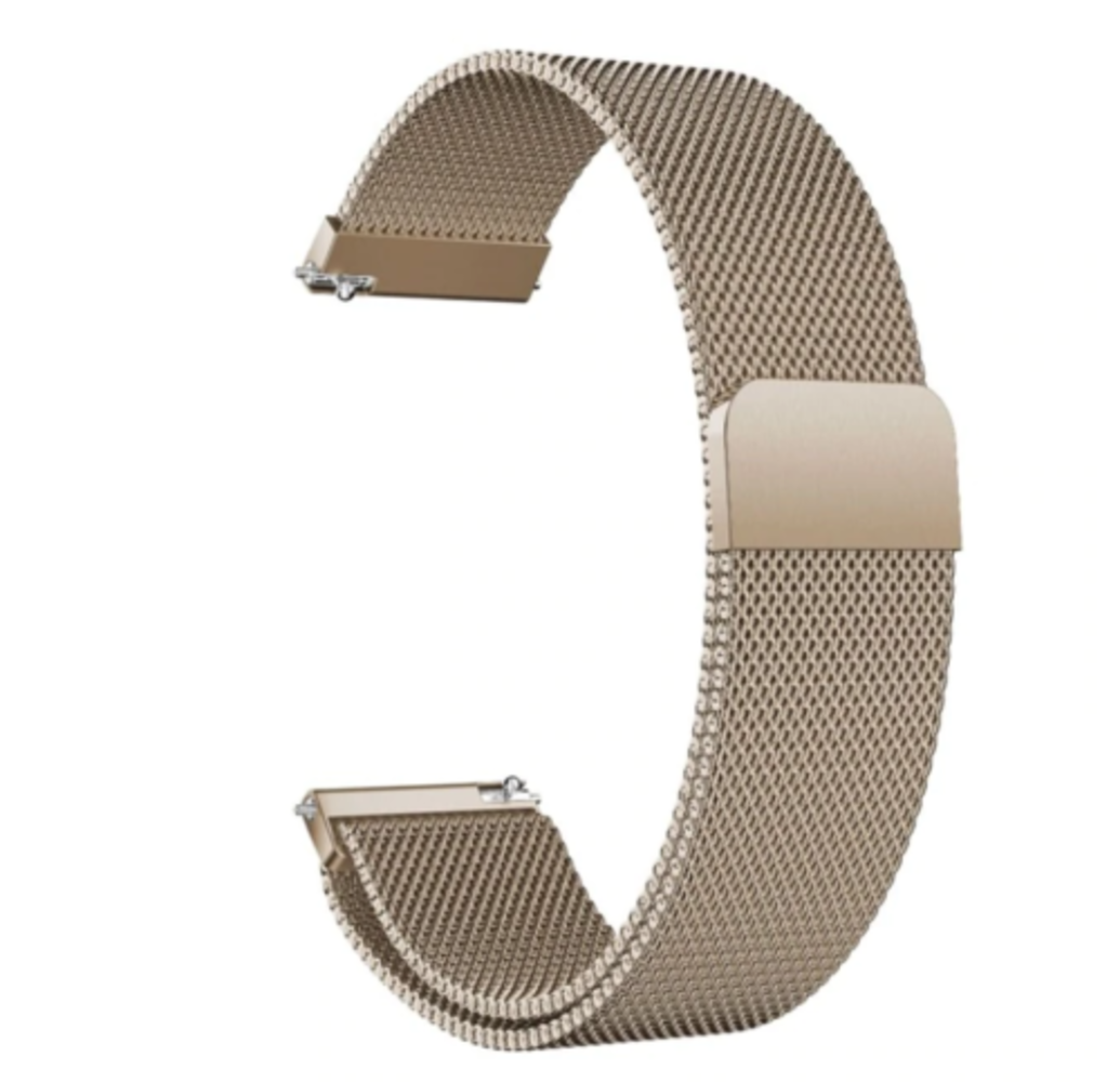 Strap-it® Strap-it Xiaomi Amazfit Bip Milanese Armband (Champagner) Strap-it® Strap-it Xiaomi Amazfit Bip Milanese Armband (Champagner)