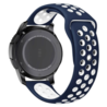 Strap-it® Strap-it Samsung Galaxy Watch 3 45mm Sportarmband (Weiß / Blau) Strap-it® Strap-it Samsung Galaxy Watch 3 45mm Sportarmband (Weiß / Blau)