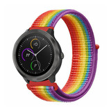 Strap-it® Garmin Vivomove HR Nylonband (Regenbogen)