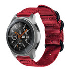 Strap-it® Strap-it Samsung Galaxy Watch 46mm Nylonschnallenarmband (Rot)