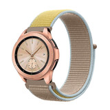 Strap-it® Samsung Galaxy Watch 42mm Armband Nylon (Kamel) Strap-it® Samsung Galaxy Watch 42mm Armband Nylon (Kamel)