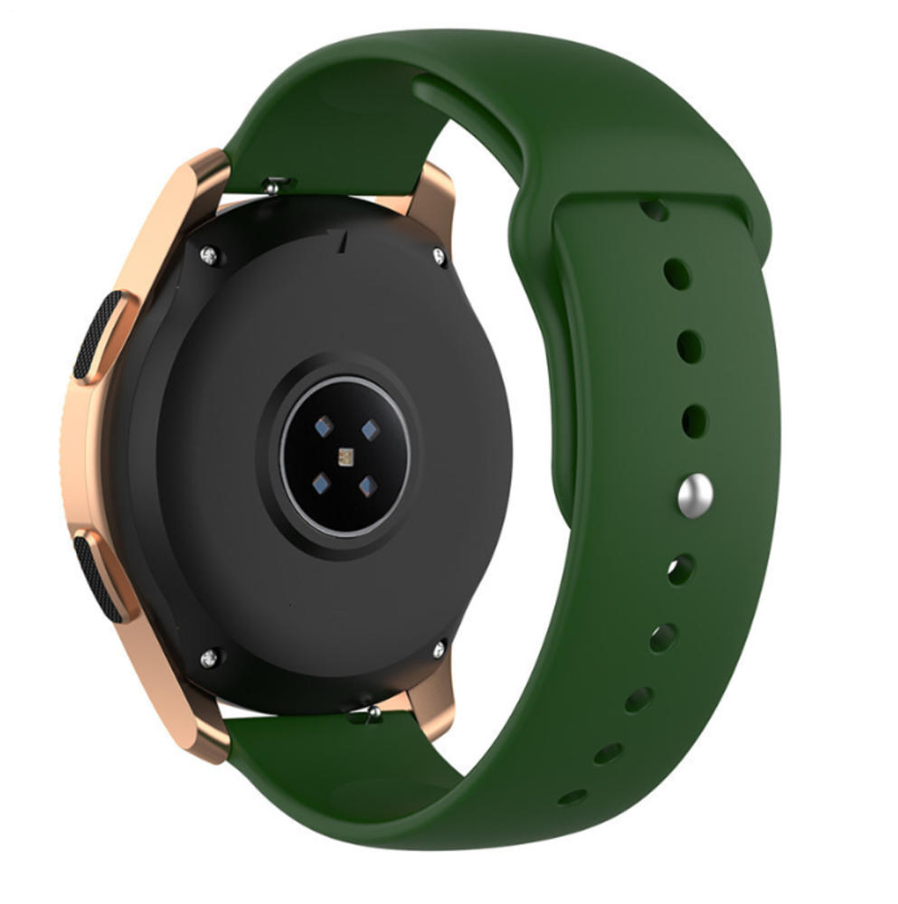 Strap-it® Strap-it Samsung Galaxy Watch 42mm Sportarmband (Armeegrün)