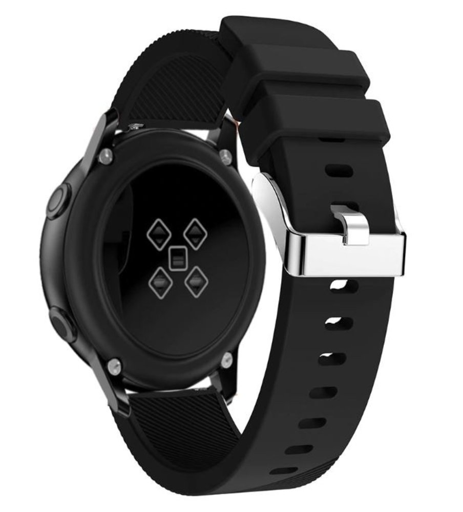 Strap-it® Strap-it Samsung Galaxy Watch Active / Active 2 Armband Silikon (Schwarz) Strap-it® Strap-it Samsung Galaxy Watch Active / Active 2 Armband Silikon (Schwarz)