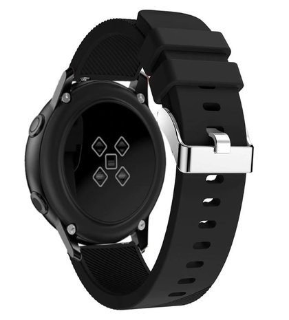 Strap-it® Strap-it Samsung Galaxy Watch Active / Active 2 Armband Silikon (Schwarz) Strap-it® Strap-it Samsung Galaxy Watch Active / Active 2 Armband Silikon (Schwarz)