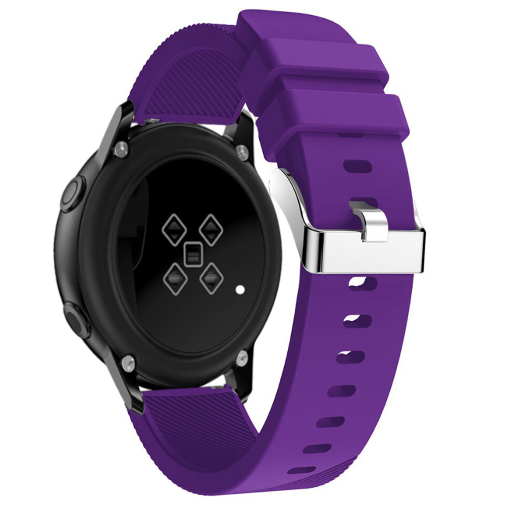 Strap-it® Strap-it Samsung Galaxy Watch Active / Active 2 Armband Silikon (Violett)