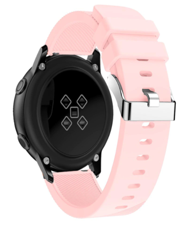 Strap-it® Strap-it Samsung Galaxy Watch Active / Active 2 Armband Silikon (Rosa) Strap-it® Strap-it Samsung Galaxy Watch Active / Active 2 Armband Silikon (Rosa)