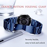 Strap-it® Strap-it Samsung Galaxy Watch Active / Active 2 Gliederamband (Blau) Strap-it® Strap-it Samsung Galaxy Watch Active / Active 2 Gliederamband (Blau)