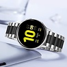 Strap-it® Strap-it Samsung Galaxy Watch Active / Active 2 Gliederamband (Silber / Schwarz) Strap-it® Strap-it Samsung Galaxy Watch Active / Active 2 Gliederamband (Silber / Schwarz)