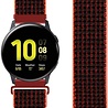 Strap-it® Strap-it Samsung Galaxy Watch Active / Active 2 Armband Nylon (Schwarz / Rot) Strap-it® Strap-it Samsung Galaxy Watch Active / Active 2 Armband Nylon (Schwarz / Rot)