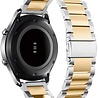 Strap-it® Strap-it Samsung Galaxy Watch Active / Active 2 Gliederamband (Silber / Gold) Strap-it® Strap-it Samsung Galaxy Watch Active / Active 2 Gliederamband (Silber / Gold)