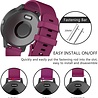 Strap-it® Strap-it Garmin Vivomove 3s Armband Silikon - 39mm - dunkelRot Strap-it® Strap-it Garmin Vivomove 3s Armband Silikon - 39mm - dunkelRot